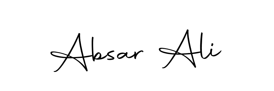 Similarly Autography-DOLnW is the best handwritten signature design. Signature creator online .You can use it as an online autograph creator for name Absar Ali. Absar Ali signature style 10 images and pictures png