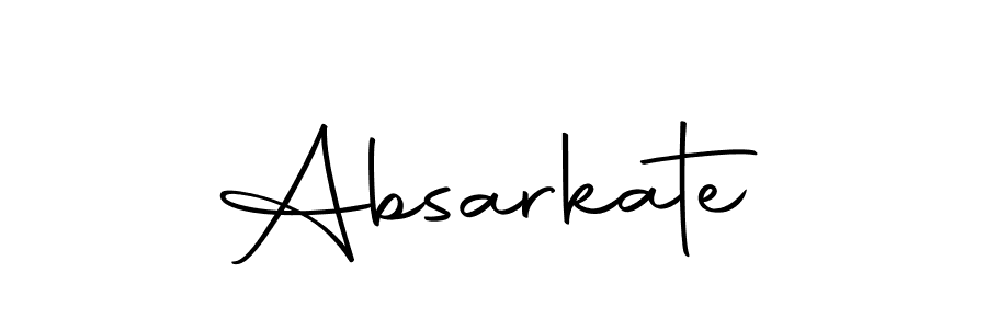 How to make Absarkate name signature. Use Autography-DOLnW style for creating short signs online. This is the latest handwritten sign. Absarkate signature style 10 images and pictures png