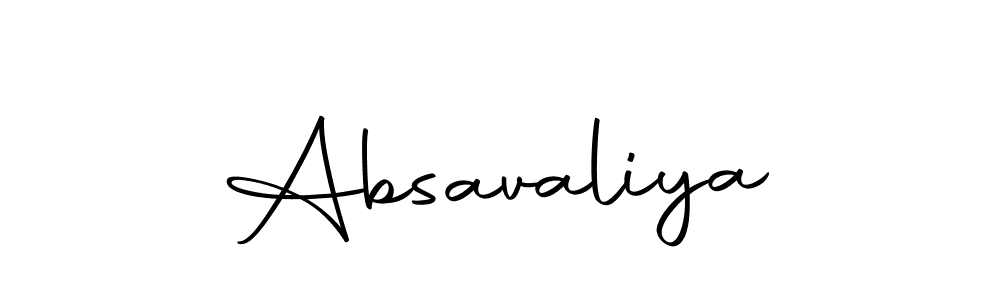 You should practise on your own different ways (Autography-DOLnW) to write your name (Absavaliya) in signature. don't let someone else do it for you. Absavaliya signature style 10 images and pictures png