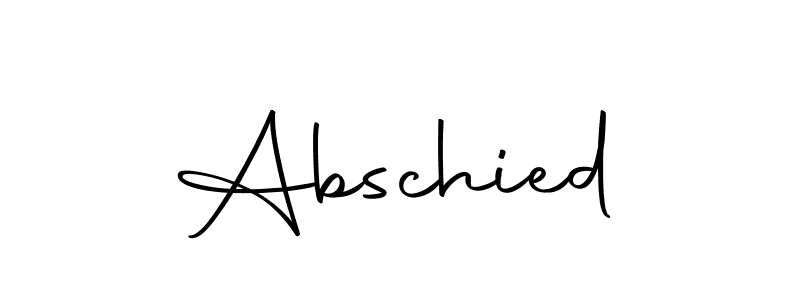 Make a beautiful signature design for name Abschied. With this signature (Autography-DOLnW) style, you can create a handwritten signature for free. Abschied signature style 10 images and pictures png