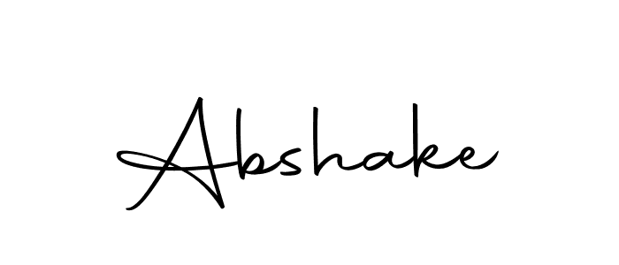 You should practise on your own different ways (Autography-DOLnW) to write your name (Abshake) in signature. don't let someone else do it for you. Abshake signature style 10 images and pictures png