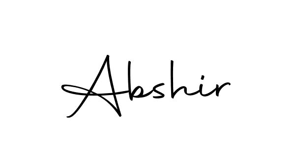 How to make Abshir name signature. Use Autography-DOLnW style for creating short signs online. This is the latest handwritten sign. Abshir signature style 10 images and pictures png