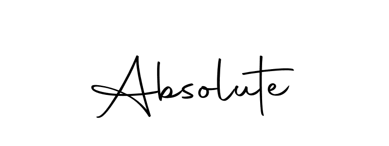 How to make Absolute name signature. Use Autography-DOLnW style for creating short signs online. This is the latest handwritten sign. Absolute signature style 10 images and pictures png