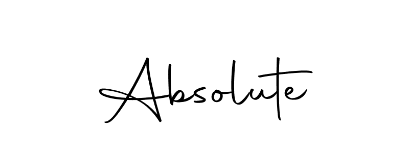 How to make Absolute name signature. Use Autography-DOLnW style for creating short signs online. This is the latest handwritten sign. Absolute signature style 10 images and pictures png