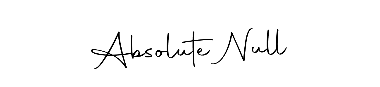 Create a beautiful signature design for name Absolute Null. With this signature (Autography-DOLnW) fonts, you can make a handwritten signature for free. Absolute Null signature style 10 images and pictures png