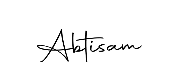 How to make Abtisam name signature. Use Autography-DOLnW style for creating short signs online. This is the latest handwritten sign. Abtisam signature style 10 images and pictures png