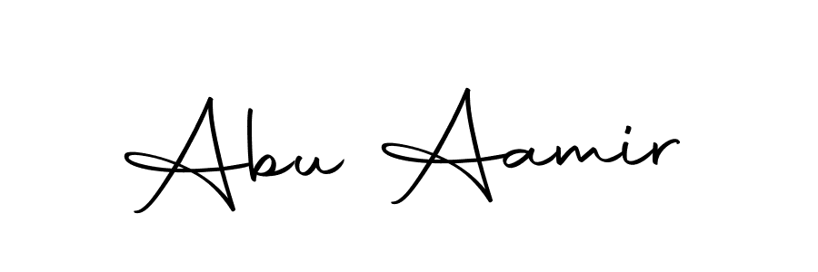Make a beautiful signature design for name Abu Aamir. With this signature (Autography-DOLnW) style, you can create a handwritten signature for free. Abu Aamir signature style 10 images and pictures png