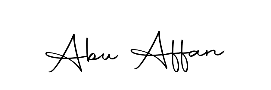 How to make Abu Affan name signature. Use Autography-DOLnW style for creating short signs online. This is the latest handwritten sign. Abu Affan signature style 10 images and pictures png