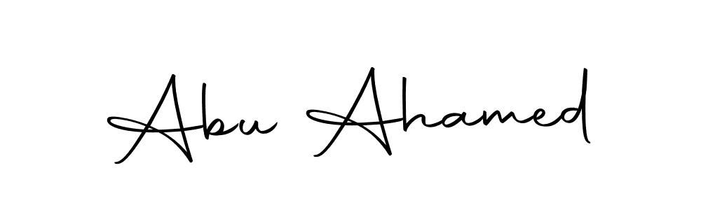 Also we have Abu Ahamed name is the best signature style. Create professional handwritten signature collection using Autography-DOLnW autograph style. Abu Ahamed signature style 10 images and pictures png