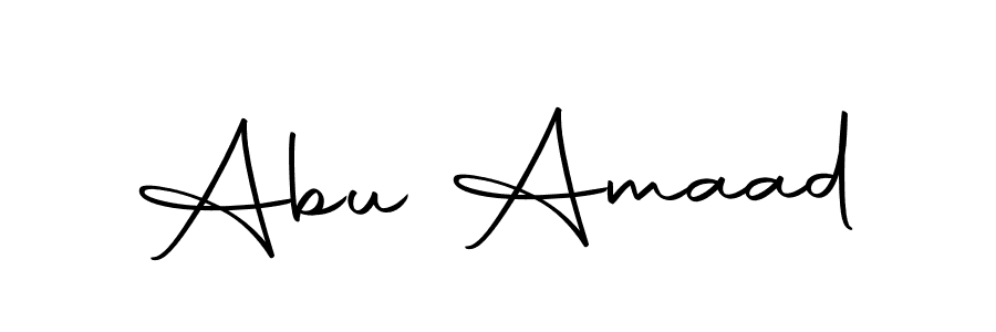 Create a beautiful signature design for name Abu Amaad. With this signature (Autography-DOLnW) fonts, you can make a handwritten signature for free. Abu Amaad signature style 10 images and pictures png