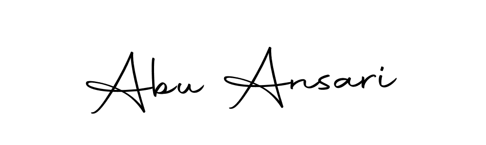 Make a short Abu Ansari signature style. Manage your documents anywhere anytime using Autography-DOLnW. Create and add eSignatures, submit forms, share and send files easily. Abu Ansari signature style 10 images and pictures png