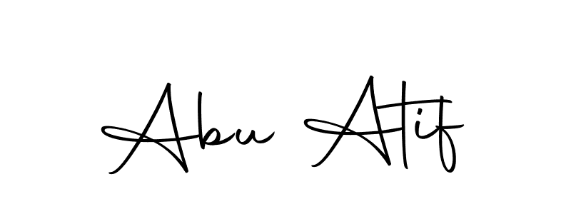 Abu Atif stylish signature style. Best Handwritten Sign (Autography-DOLnW) for my name. Handwritten Signature Collection Ideas for my name Abu Atif. Abu Atif signature style 10 images and pictures png