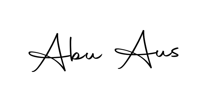 How to make Abu Aus signature? Autography-DOLnW is a professional autograph style. Create handwritten signature for Abu Aus name. Abu Aus signature style 10 images and pictures png