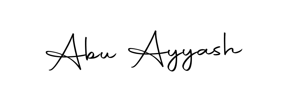 Here are the top 10 professional signature styles for the name Abu Ayyash. These are the best autograph styles you can use for your name. Abu Ayyash signature style 10 images and pictures png