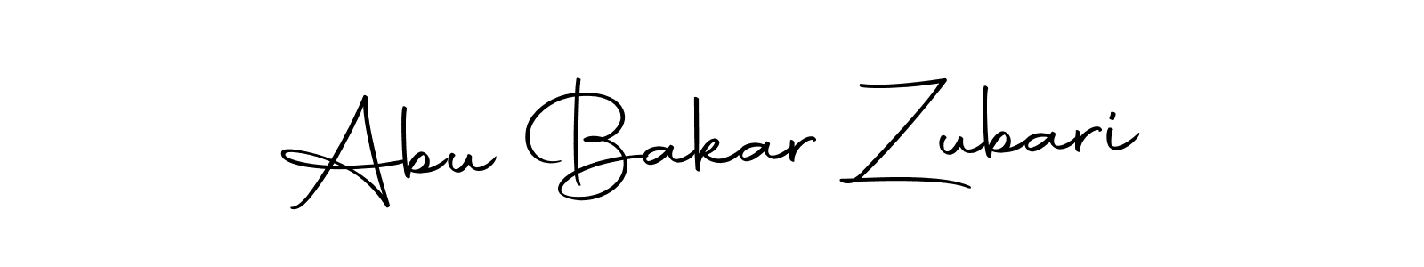 The best way (Autography-DOLnW) to make a short signature is to pick only two or three words in your name. The name Abu Bakar Zubari include a total of six letters. For converting this name. Abu Bakar Zubari signature style 10 images and pictures png