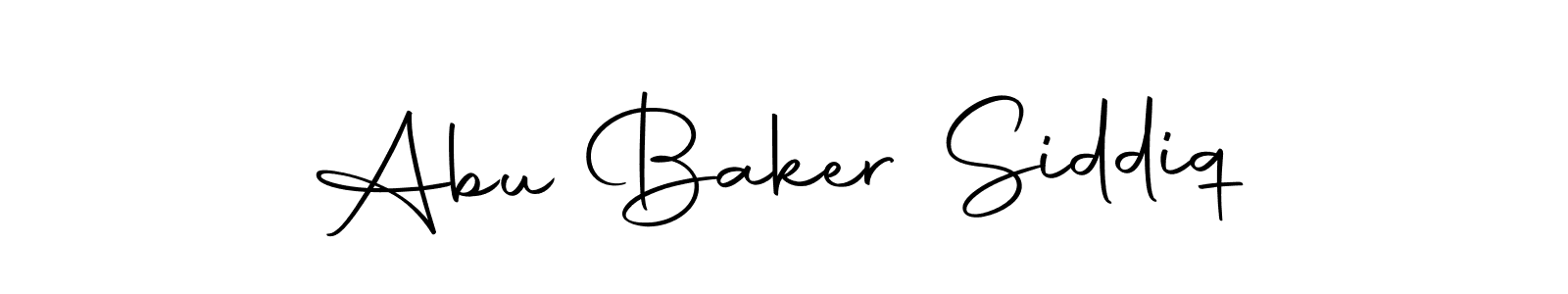 Make a beautiful signature design for name Abu Baker Siddiq. With this signature (Autography-DOLnW) style, you can create a handwritten signature for free. Abu Baker Siddiq signature style 10 images and pictures png