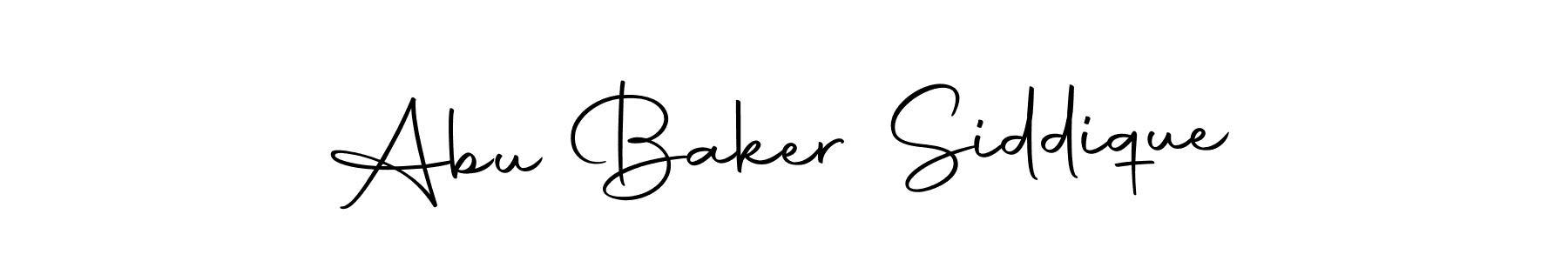 Also we have Abu Baker Siddique name is the best signature style. Create professional handwritten signature collection using Autography-DOLnW autograph style. Abu Baker Siddique signature style 10 images and pictures png