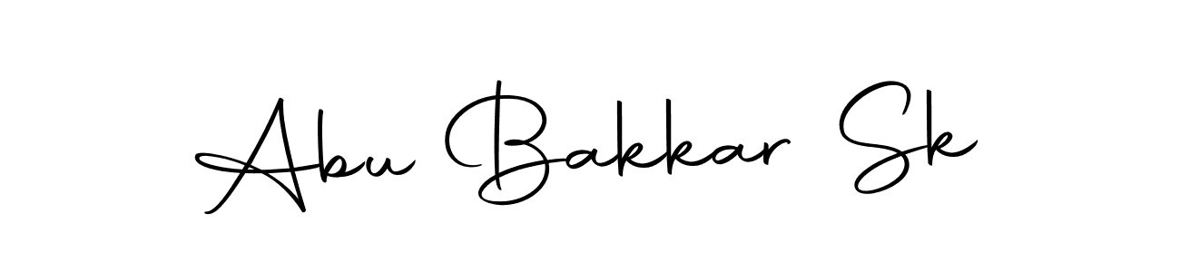 How to make Abu Bakkar Sk name signature. Use Autography-DOLnW style for creating short signs online. This is the latest handwritten sign. Abu Bakkar Sk signature style 10 images and pictures png