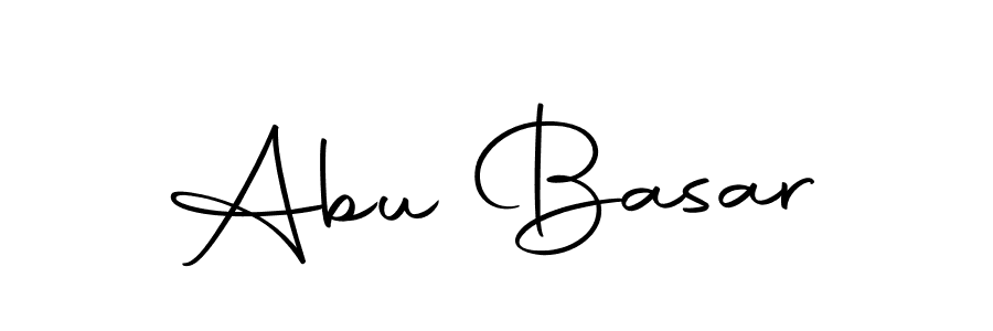 Create a beautiful signature design for name Abu Basar. With this signature (Autography-DOLnW) fonts, you can make a handwritten signature for free. Abu Basar signature style 10 images and pictures png