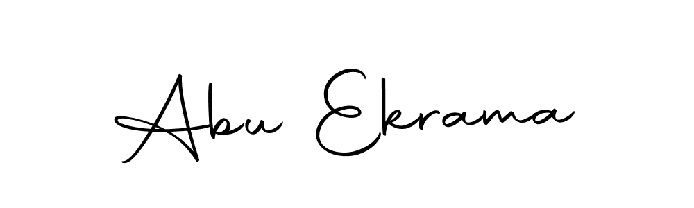 if you are searching for the best signature style for your name Abu Ekrama. so please give up your signature search. here we have designed multiple signature styles  using Autography-DOLnW. Abu Ekrama signature style 10 images and pictures png