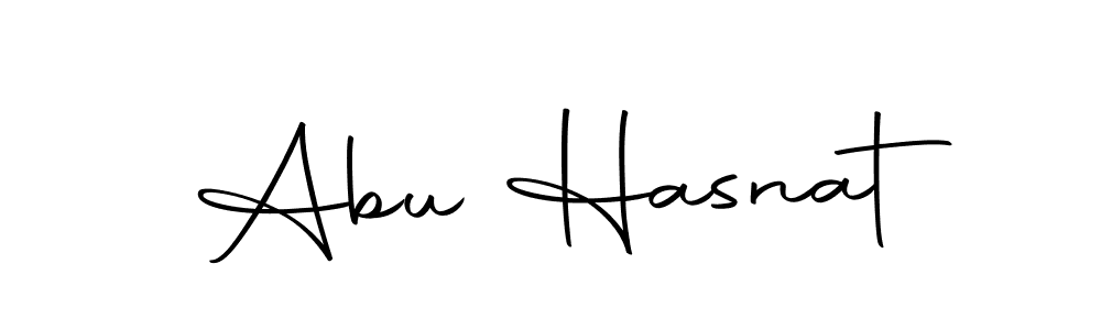 Create a beautiful signature design for name Abu Hasnat. With this signature (Autography-DOLnW) fonts, you can make a handwritten signature for free. Abu Hasnat signature style 10 images and pictures png