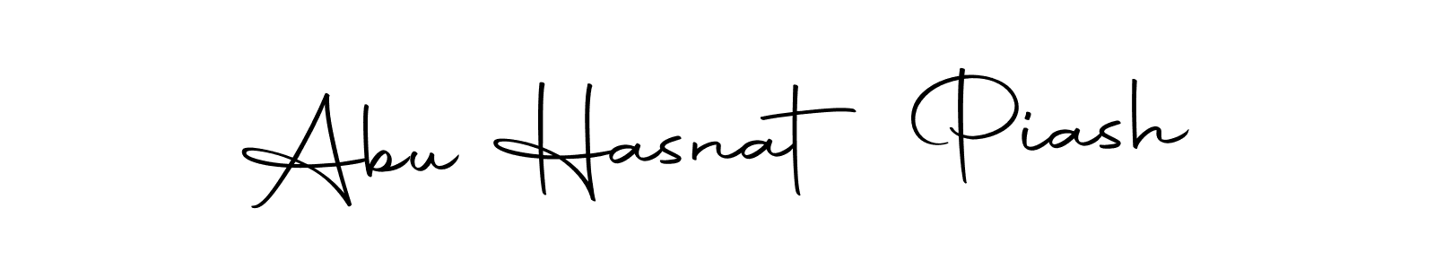 The best way (Autography-DOLnW) to make a short signature is to pick only two or three words in your name. The name Abu Hasnat Piash include a total of six letters. For converting this name. Abu Hasnat Piash signature style 10 images and pictures png