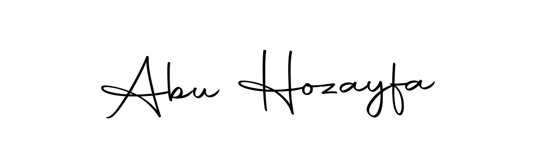 Make a short Abu Hozayfa signature style. Manage your documents anywhere anytime using Autography-DOLnW. Create and add eSignatures, submit forms, share and send files easily. Abu Hozayfa signature style 10 images and pictures png
