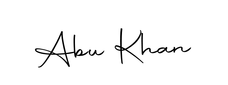 You can use this online signature creator to create a handwritten signature for the name Abu Khan. This is the best online autograph maker. Abu Khan signature style 10 images and pictures png