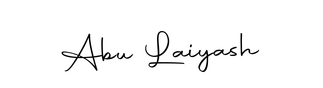 Create a beautiful signature design for name Abu Laiyash. With this signature (Autography-DOLnW) fonts, you can make a handwritten signature for free. Abu Laiyash signature style 10 images and pictures png