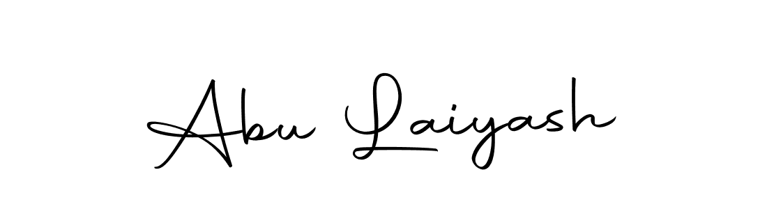 Create a beautiful signature design for name Abu Laiyash. With this signature (Autography-DOLnW) fonts, you can make a handwritten signature for free. Abu Laiyash signature style 10 images and pictures png