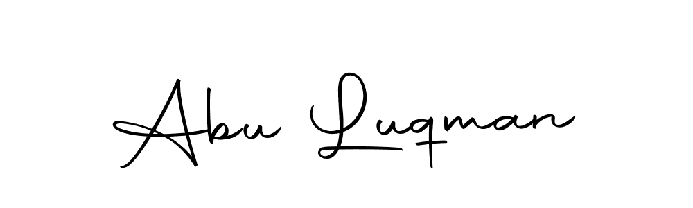 The best way (Autography-DOLnW) to make a short signature is to pick only two or three words in your name. The name Abu Luqman include a total of six letters. For converting this name. Abu Luqman signature style 10 images and pictures png