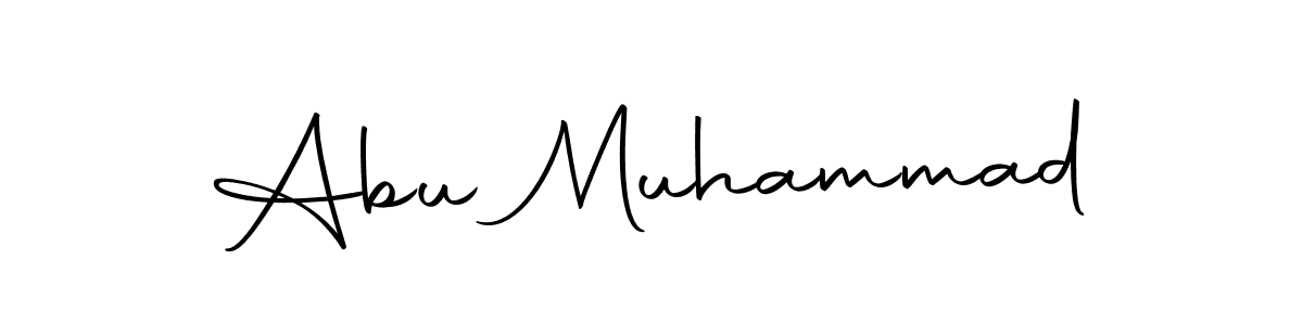 Make a beautiful signature design for name Abu Muhammad. With this signature (Autography-DOLnW) style, you can create a handwritten signature for free. Abu Muhammad signature style 10 images and pictures png