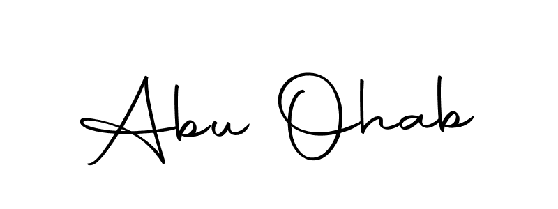 Also You can easily find your signature by using the search form. We will create Abu Ohab name handwritten signature images for you free of cost using Autography-DOLnW sign style. Abu Ohab signature style 10 images and pictures png