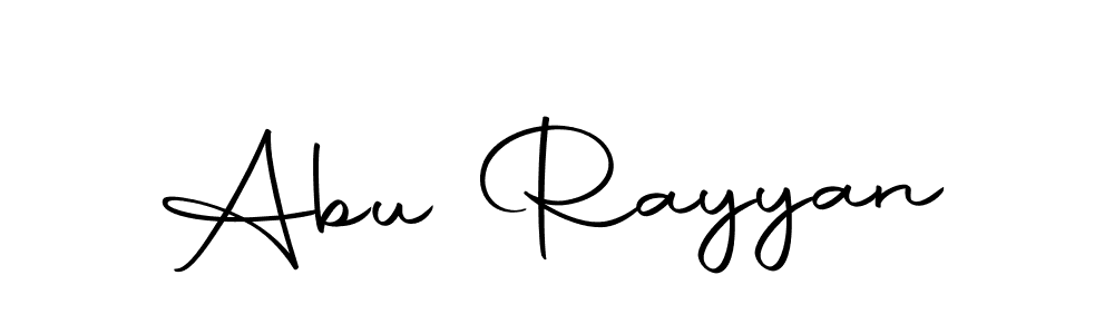 Make a beautiful signature design for name Abu Rayyan. With this signature (Autography-DOLnW) style, you can create a handwritten signature for free. Abu Rayyan signature style 10 images and pictures png