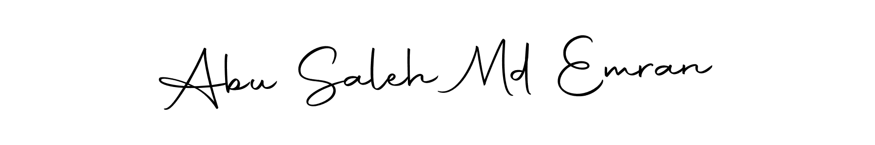 Create a beautiful signature design for name Abu Saleh Md Emran. With this signature (Autography-DOLnW) fonts, you can make a handwritten signature for free. Abu Saleh Md Emran signature style 10 images and pictures png