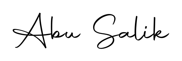 Quickly download Abu Salik name signature in high-resolution PNG using Autography-DOLnW style. Ready to insert into PDFs and online applications. Abu Salik signature style 10 images and pictures png