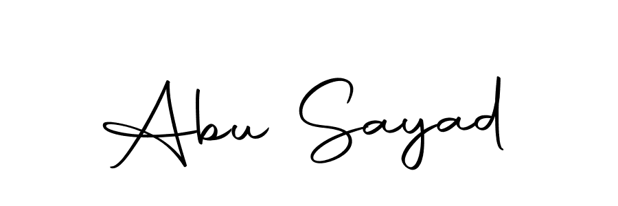 You should practise on your own different ways (Autography-DOLnW) to write your name (Abu Sayad) in signature. don't let someone else do it for you. Abu Sayad signature style 10 images and pictures png