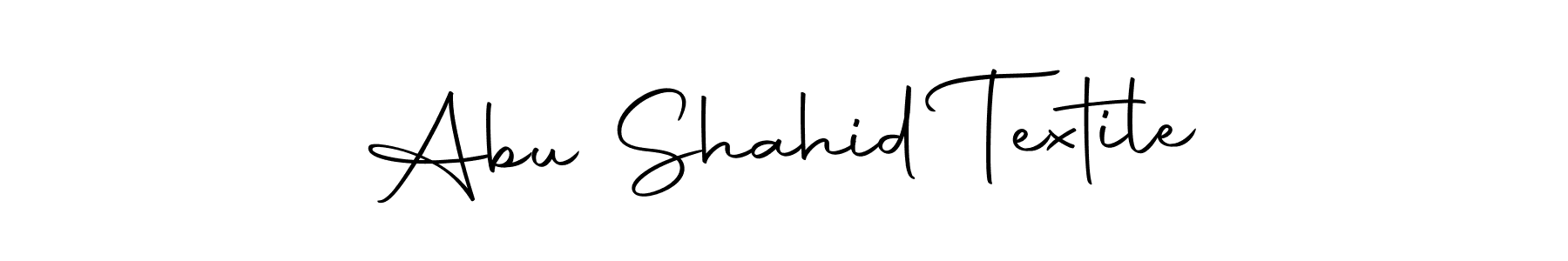 Design your own signature with our free online signature maker. With this signature software, you can create a handwritten (Autography-DOLnW) signature for name Abu Shahid Textile. Abu Shahid Textile signature style 10 images and pictures png
