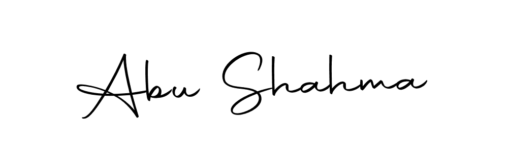 Make a beautiful signature design for name Abu Shahma. With this signature (Autography-DOLnW) style, you can create a handwritten signature for free. Abu Shahma signature style 10 images and pictures png