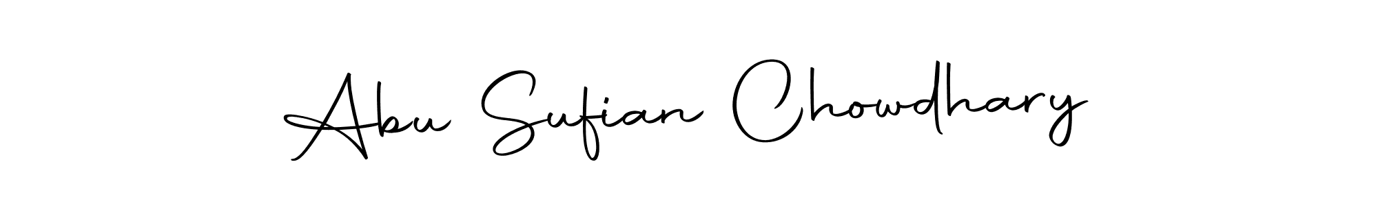 Design your own signature with our free online signature maker. With this signature software, you can create a handwritten (Autography-DOLnW) signature for name Abu Sufian Chowdhary. Abu Sufian Chowdhary signature style 10 images and pictures png