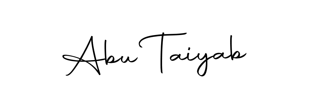 Similarly Autography-DOLnW is the best handwritten signature design. Signature creator online .You can use it as an online autograph creator for name Abu Taiyab. Abu Taiyab signature style 10 images and pictures png