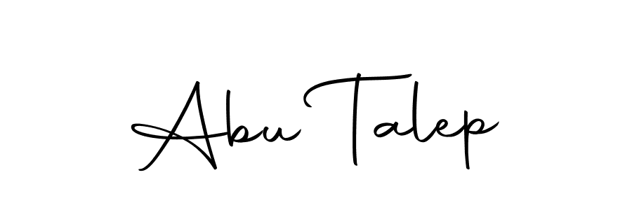The best way (Autography-DOLnW) to make a short signature is to pick only two or three words in your name. The name Abu Talep include a total of six letters. For converting this name. Abu Talep signature style 10 images and pictures png