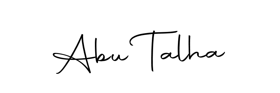 Create a beautiful signature design for name Abu Talha. With this signature (Autography-DOLnW) fonts, you can make a handwritten signature for free. Abu Talha signature style 10 images and pictures png