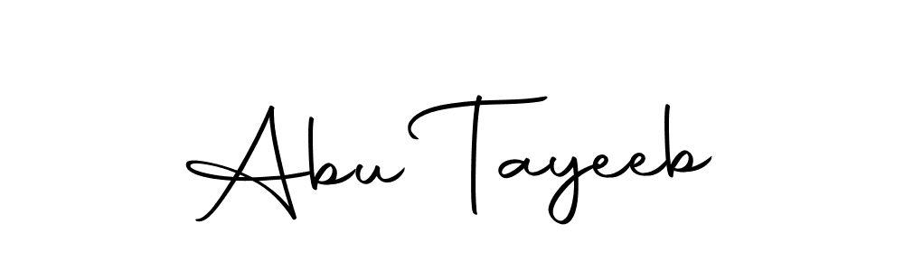 Abu Tayeeb stylish signature style. Best Handwritten Sign (Autography-DOLnW) for my name. Handwritten Signature Collection Ideas for my name Abu Tayeeb. Abu Tayeeb signature style 10 images and pictures png
