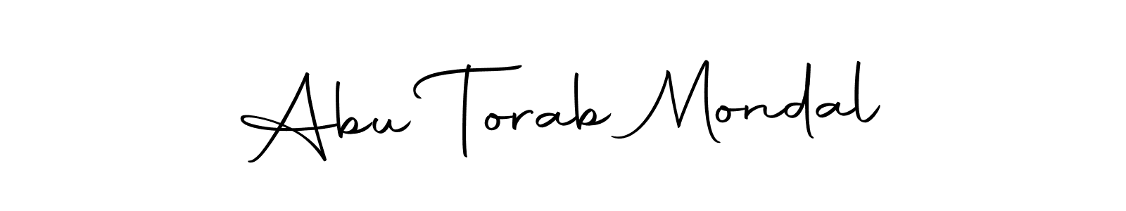 Make a beautiful signature design for name Abu Torab Mondal. With this signature (Autography-DOLnW) style, you can create a handwritten signature for free. Abu Torab Mondal signature style 10 images and pictures png