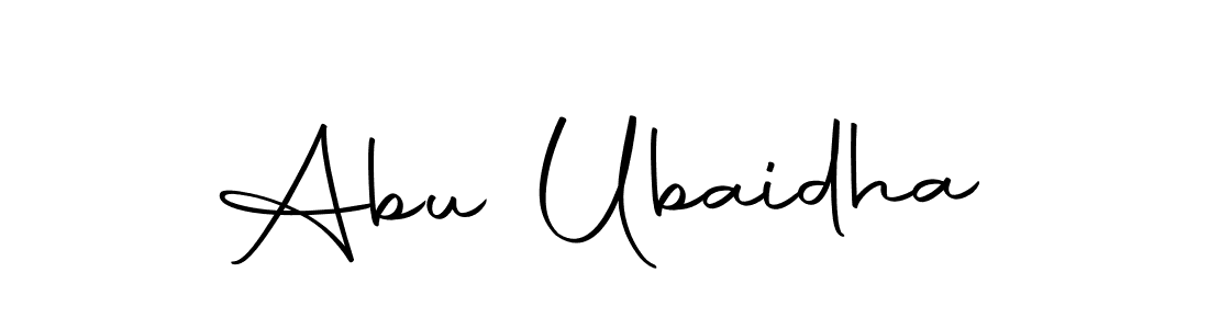 Also we have Abu Ubaidha name is the best signature style. Create professional handwritten signature collection using Autography-DOLnW autograph style. Abu Ubaidha signature style 10 images and pictures png