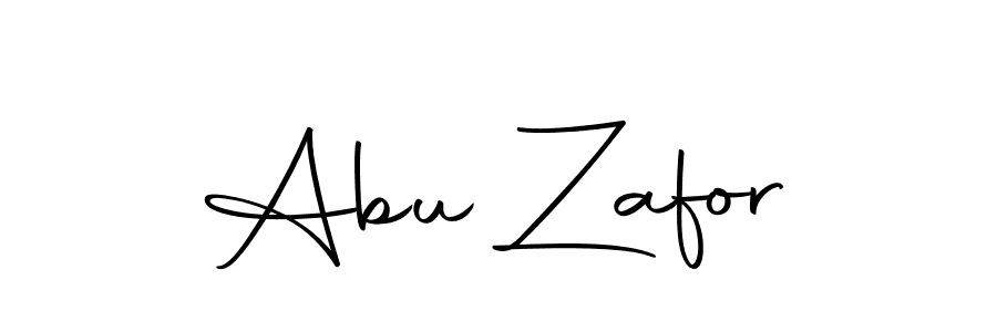 You should practise on your own different ways (Autography-DOLnW) to write your name (Abu Zafor) in signature. don't let someone else do it for you. Abu Zafor signature style 10 images and pictures png