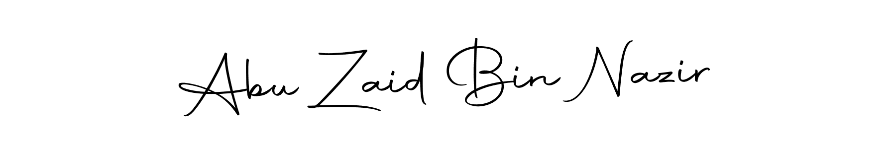 Autography-DOLnW is a professional signature style that is perfect for those who want to add a touch of class to their signature. It is also a great choice for those who want to make their signature more unique. Get Abu Zaid Bin Nazir name to fancy signature for free. Abu Zaid Bin Nazir signature style 10 images and pictures png