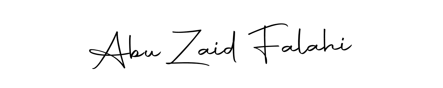 Design your own signature with our free online signature maker. With this signature software, you can create a handwritten (Autography-DOLnW) signature for name Abu Zaid Falahi. Abu Zaid Falahi signature style 10 images and pictures png