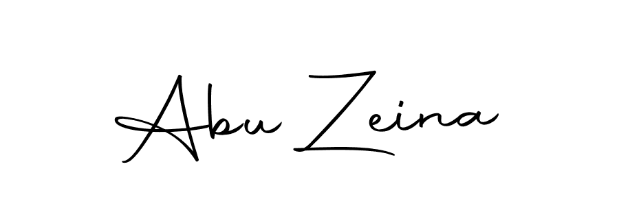 Use a signature maker to create a handwritten signature online. With this signature software, you can design (Autography-DOLnW) your own signature for name Abu Zeina. Abu Zeina signature style 10 images and pictures png